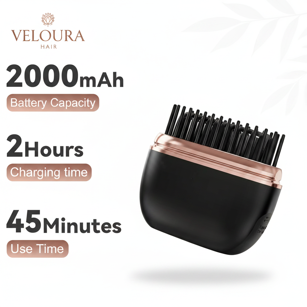 Mini Hot Comb Original Product White Layout